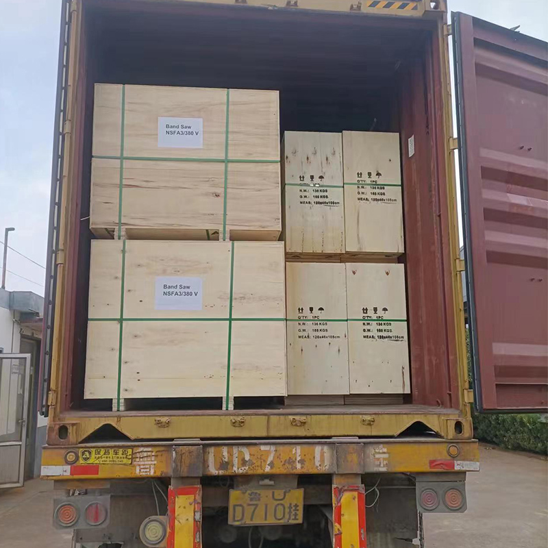 Metal Band Saw Bandsaw Sawing Machine  G5018WA Loading 40HQ container for our Brasil Customers
